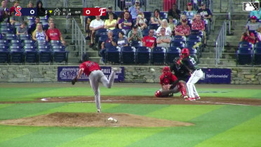 Matt Duffy strikes out his ninth batter