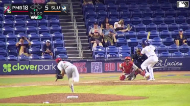 Jamari Baylor homers (2) on a line drive to left center field.