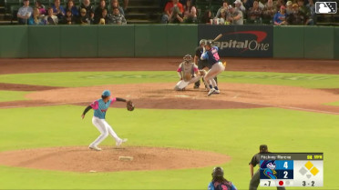 Brayan Buelvas doubles (1) on a fly ball to center fielder Braedon Karpathios. Joshua Kuroda-Grauer scores. Brennan Milone scores.