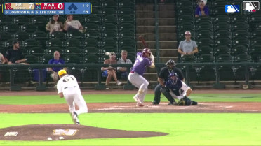 Marcus Lee Sang homers (14) on a fly ball to left center field.