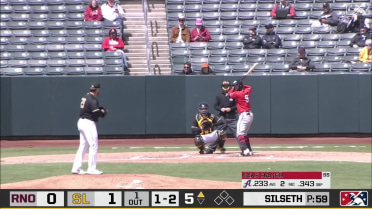 Chase Silseth racks up second strikeout in the 5th