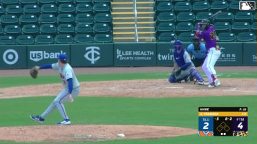 Luis Fragoza homers (8) on a fly ball to left center field.