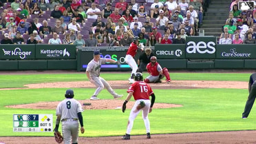 Jacob Friend doubles (8) on a line drive to right fielder Yasser Mercedes. Marcus Smith scores. Tyson Lewis scores.