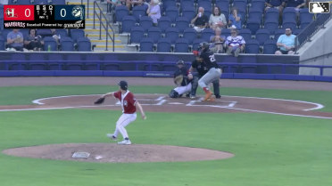Paulino Santana singles on a ground ball to right fielder José Anderson. Jay McQueen scores. Marco Argudin scores. Paulino Santana to 2nd. Fielding error by third baseman Frederi Montero.