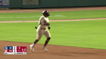 Abimelec Ortiz slugs slugs his 14th homer