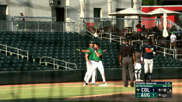 Tate Southisene's career-high three hit game 