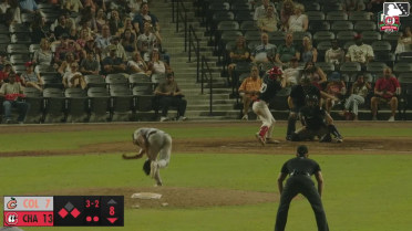 Peyton Stovall homers (3) on a fly ball to right field. Pablo Aliendo scores. Austin Hendrick scores.