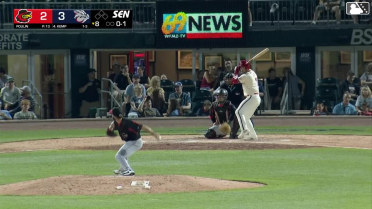 Otto Kemp homers (4) on a fly ball to left center field.