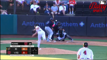 Starlin Aguilar homers (5) on a fly ball to left center field.