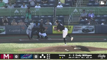 Cody Milligan's leadoff homer