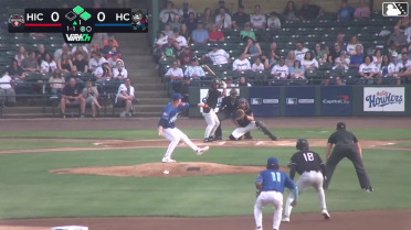 Deward Tovar grounds into a double play, second baseman Yaikel Mijares to shortstop Jonathan Martinez to first baseman Riley Nelson. Yolfran Castillo out at 2nd. Deward Tovar out at 1st.