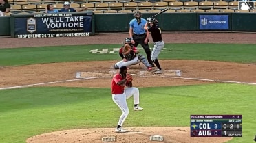 Stone Russell out on a sacrifice fly to center fielder Luis Guanipa. Yandel Ricardo to 3rd.