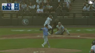 Jackson Castillo singles on a sharp line drive to center fielder Victor Arias. Garrett Martin scores. Coby Morales to 2nd.