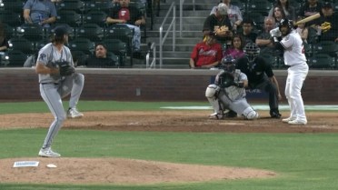 Jackson Kowar pitches a clean inning of relief