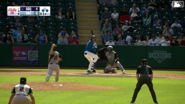 James Tibbs III homers (2) on a fly ball to center field. Michael Siani scores. Seby Zavala scores.