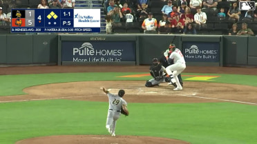 Joey Meneses grounds into a force out, shortstop Denzer Guzman to second baseman Christian Moore. Henry Bolte scores. Zack Gelof to 3rd. Brett Harris out at 2nd. Joey Meneses to 1st.