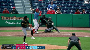 David Matoma In play, run(s) to Nathan Humphreys