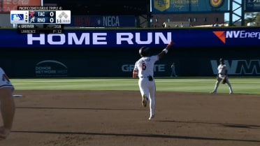 LuJames Groover's huge solo home run