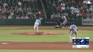 Hayden Cantrelle grounds out, shortstop Brayden Taylor to first baseman Will Simpson. Ariel Armas scores.