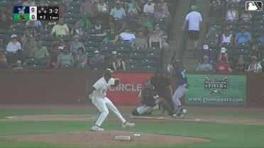 Elijah Green homers (10) on a fly ball to left field.