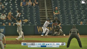 Ryan Gallagher In play, run(s) to Alejo Lopez
