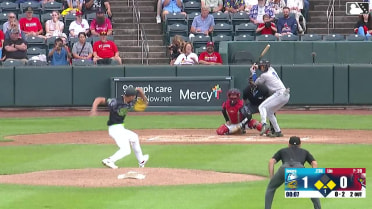 Druw Jones singles on a line drive to right fielder Jose Cordoba. Manuel Pena scores. Jansel Luis to 3rd.