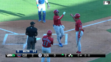 TJayy Walton hammers a two-run home run in the 2nd