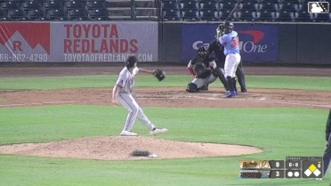 Ricardo Cova singles on a line drive to right fielder Abdias De La Cruz. Dervy Ventura scores.