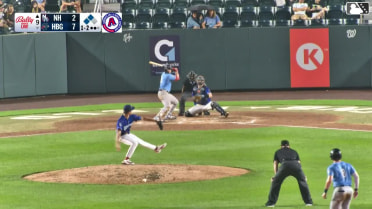 Eddie Micheletti Jr. doubles (18) on a sharp line drive to left fielder Sam Brown. Jackson Hornung scores. Cade Doughty scores.