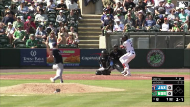 Ryan Gusto In play, no out to Willy Vasquez