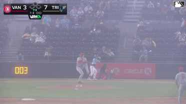 Ryan Nicholson homers (8) on a fly ball to left field.