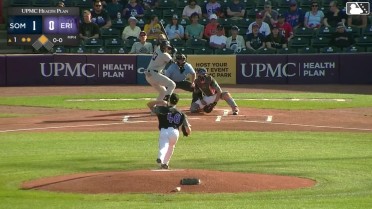 Coby Morales singles on a line drive to right fielder Zyhir Hope. DJ Gladney scores.