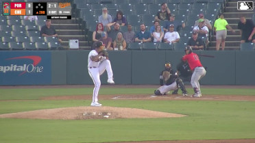 Brooks Brannon homers (21) on a line drive to left center field.