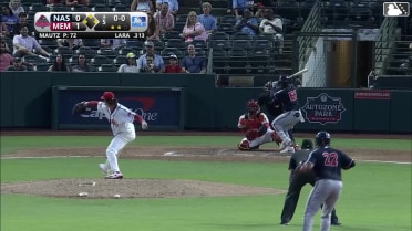 Luis Lara singles on a line drive to left fielder Joshua Báez. Ethan Murray scores. Ramón Rodríguez out at home on the throw, left fielder Joshua Báez to catcher Yohel Pozo. Greg Jones to 2nd.