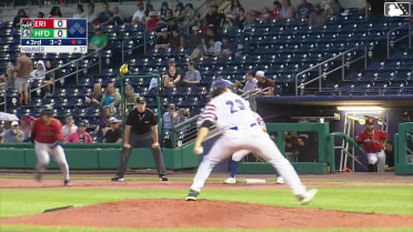 Patrick Lee strikes out swinging and Luke Shliger caught stealing 2nd, catcher Cole Messina to second baseman Tevin Tucker to catcher Cole Messina.