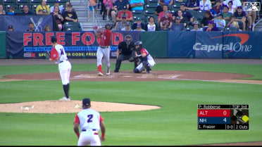 Matt Fraizer hits a two-run homer