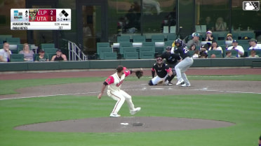 Pablo Reyes singles on a ground ball to left fielder Yolmer Sánchez. Will Wagner scores. Nick Solak to 3rd.