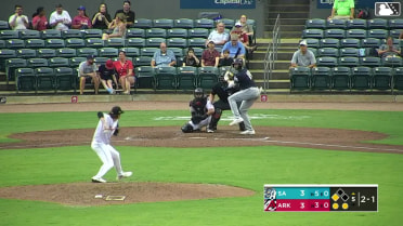 Jake Cunningham singles on a line drive to shortstop Josh Hood. Ryan Jackson scores.