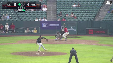 Kyle Fossum singles on a sharp line drive to right fielder Kerrington Cross. Jeremy Ciriaco scores.
