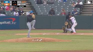 Brandon Butterworth homers (3) on a fly ball to left field.