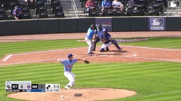 Gustavo Campero doubles (1) on a sharp fly ball to right fielder Alex Ramírez. Matthew Lugo scores. Mac McCroskey scores.