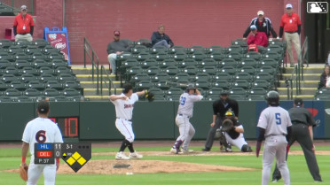 Riley Nelson walks. Robert Arias scores. Juneiker Caceres to 3rd. Anthony Martinez to 2nd.