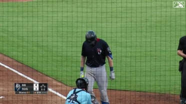 Sam Huff belts 15th home run over right field wall