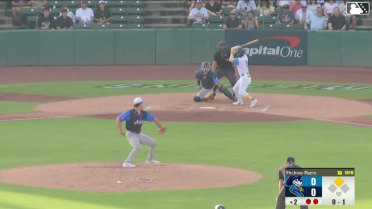 Francisco Acuna doubles (3) on a sharp line drive to left fielder Clark Elliott. Braedon Karpathios scores.