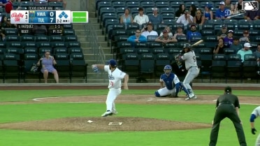 Daniel Vazquez doubles (15) on a sharp fly ball to left fielder Josue De Paula. Alberto Rodriguez scores. Luke Pelzer scores. Jorge Alfaro scores.