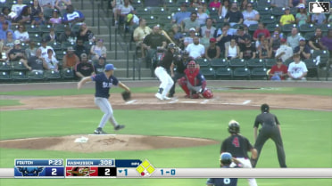 Connor Rasmussen singles on a sharp line drive to right fielder Andrews Opata. Josh Hammond scores. JC Vanek to 3rd. Roni Cabrera to 2nd.