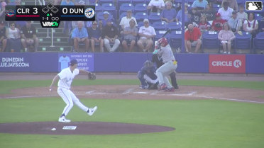 Jaeden Calderon triples (2) on a ground ball to center fielder Blaine Bullard.