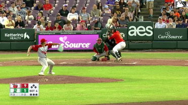 Carter Graham homers (12) on a fly ball to left center field.