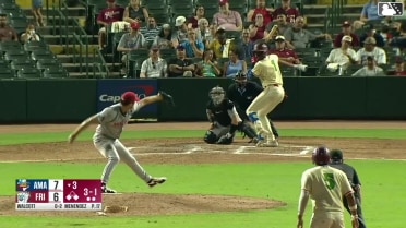 Sebastian Walcott doubles (13) on a line drive to right fielder Avery Owusu-Asiedu. Marcus Lee Sang scores. Luke Hanson to 3rd.