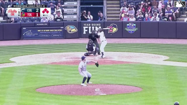 Tyler Gentry hit by pitch. Max Clark scores. Max Burt to 3rd. Jace Jung to 2nd.